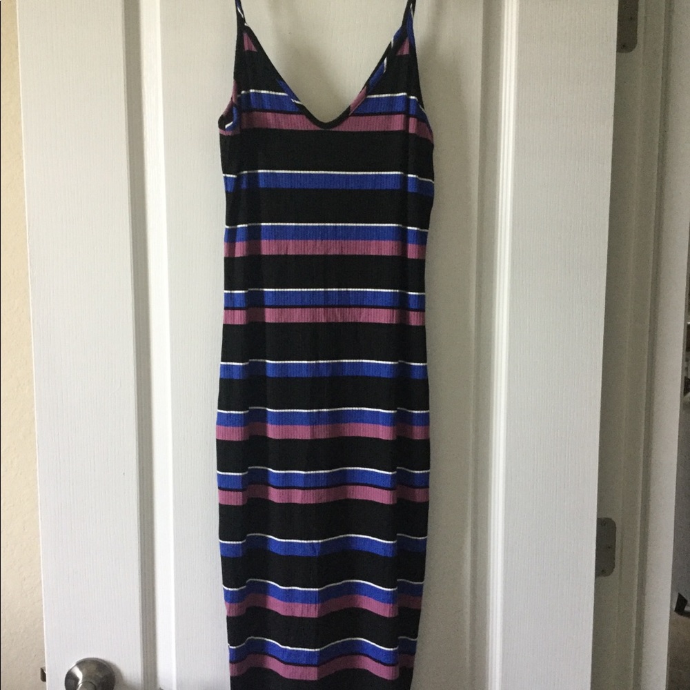 Express rib knit midi dress